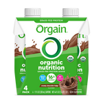 Load image into Gallery viewer, Organic Nutrition Shake Creamy Chocolate Fudge 4 Pack