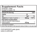 Load image into Gallery viewer, UNIQUE E High Gamma Mixed Tocopherol 180 Softgels