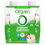 Load image into Gallery viewer, Organic Nutrition Shake Sweet Vanilla Bean 4 Pack