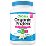 Load image into Gallery viewer, Organic Protein + Superfoods Protein Powder Plant Based Vanilla Bean 18 Servings