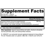 Load image into Gallery viewer, curcuplex-95-120-capsules supplement details. For any questions contact us at contact@goldenhealthquest.com
