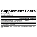 Load image into Gallery viewer, green-tea-600-60-capsules supplement details. For any questions contact us at contact@goldenhealthquest.com