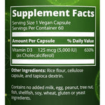 Load image into Gallery viewer, vegan-vitamin-d3-5000-iu-60-capsules