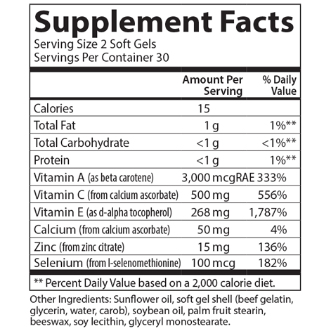 ACES+Zn 60 Softgels