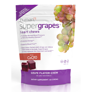 SuperGrapes Heart Chews  60 Chews