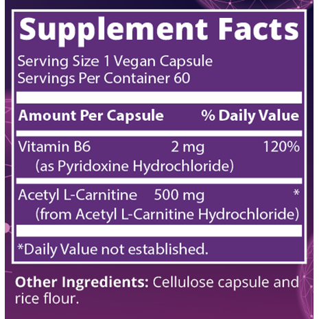 Acetyl L-Carnitine 60 Capsules