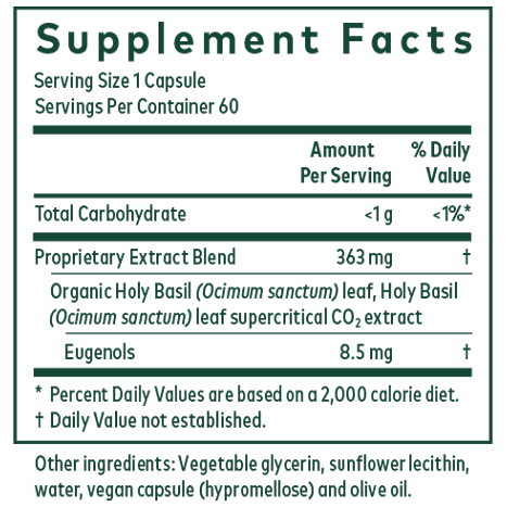 Holy Basil 60 Capsules