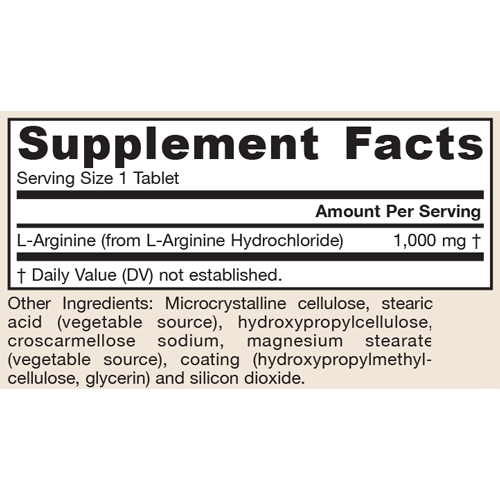 Arginine 100 Tablets