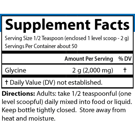 Glycine Powder 50 Servings