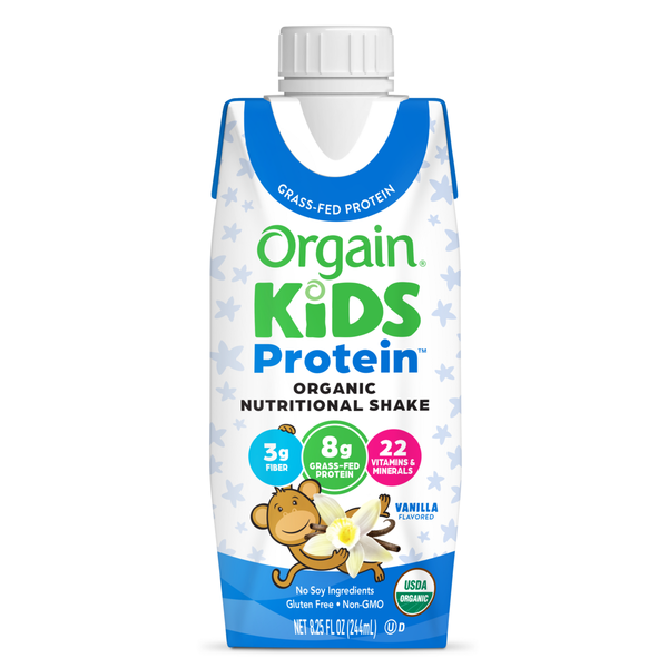 Kids Protein Organic Nutrition Shake Vanilla Single Serving Pack