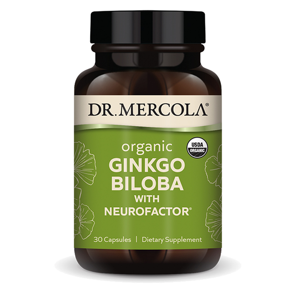 Organic Ginkgo Biloba 30 Capsules