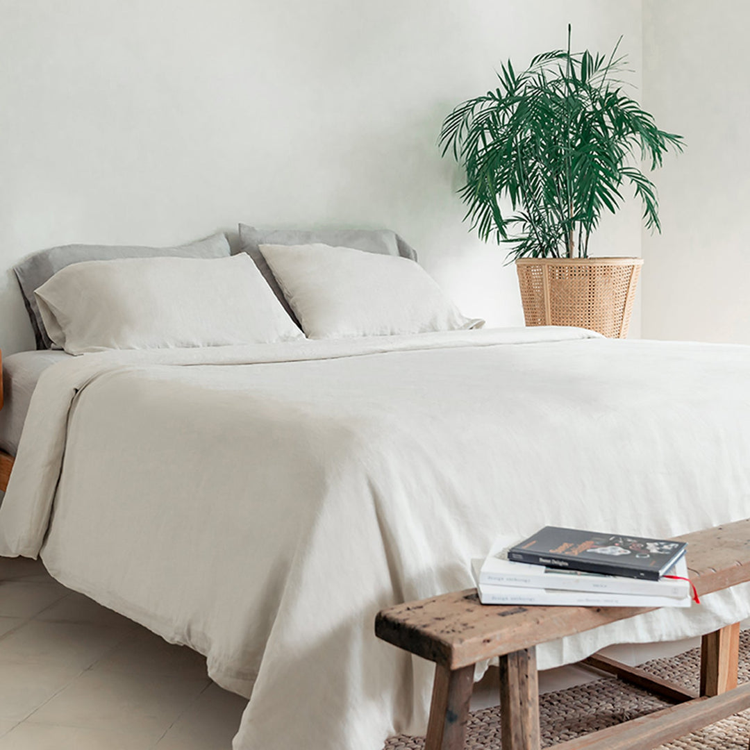 Stonewashed Linen Sheets - Individual Flat & Fitted Sheets