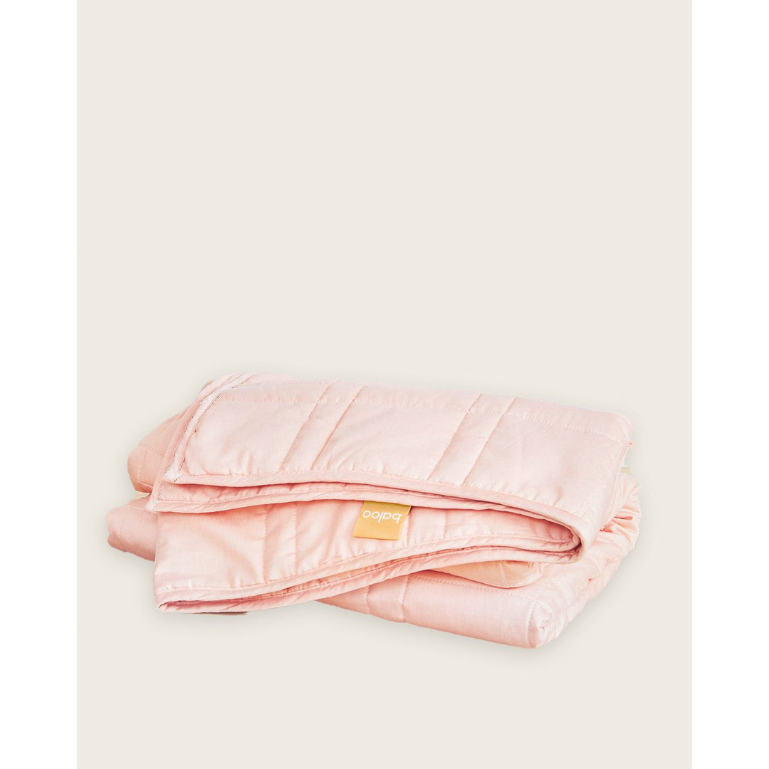 Petal pink weighed blanket folded [44385363656923]