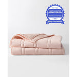 Load image into Gallery viewer, Petal pink weighed blanket folded [37958782484664]
