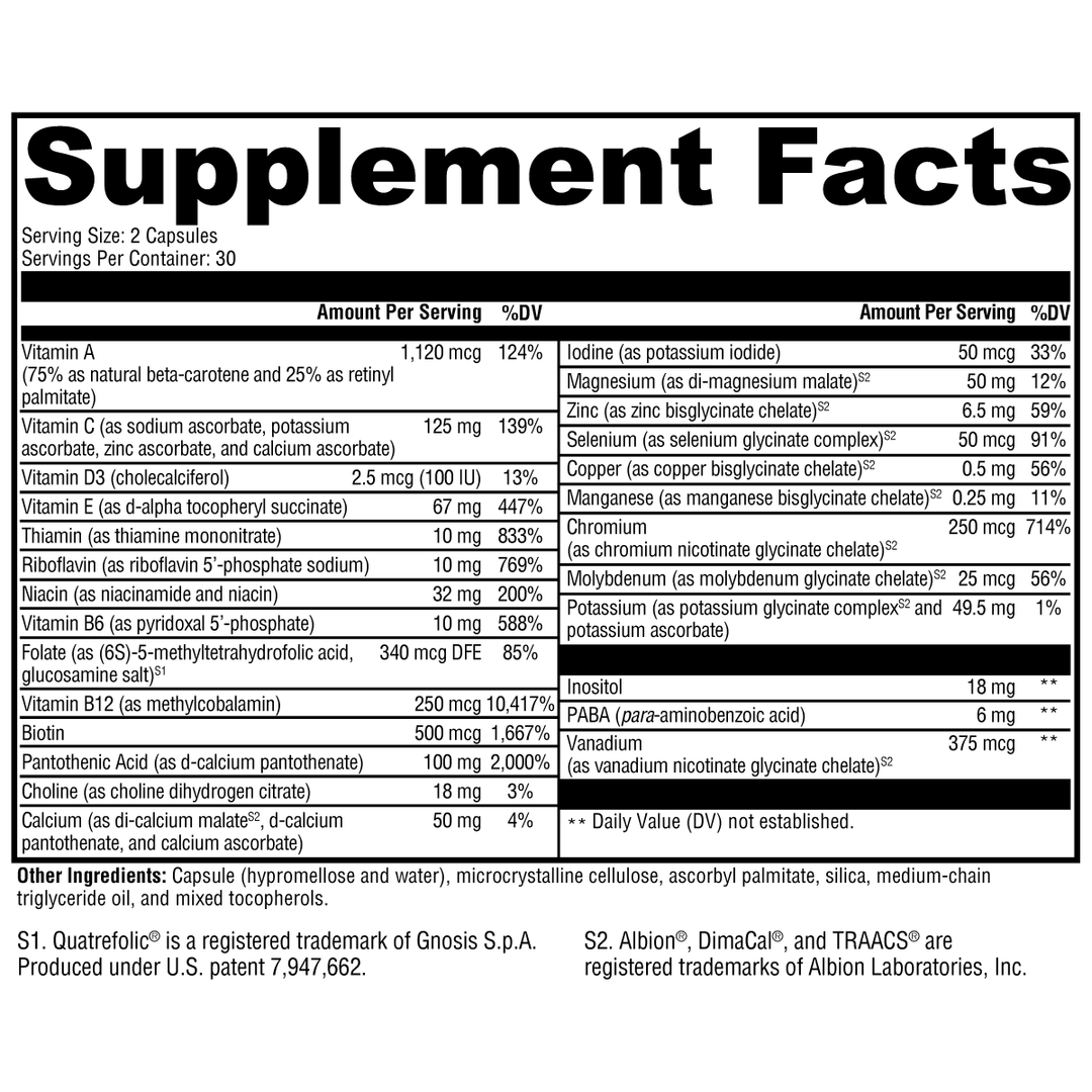 activnutrients-without-iron-60-capsules supplement details. For any questions contact us at contact@goldenhealthquest.com
