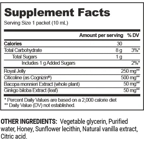 Liposomal Brain Health 10 Packets