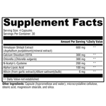 Load image into Gallery viewer, chelex-120-capsules supplement details. For any questions contact us at contact@goldenhealthquest.com
