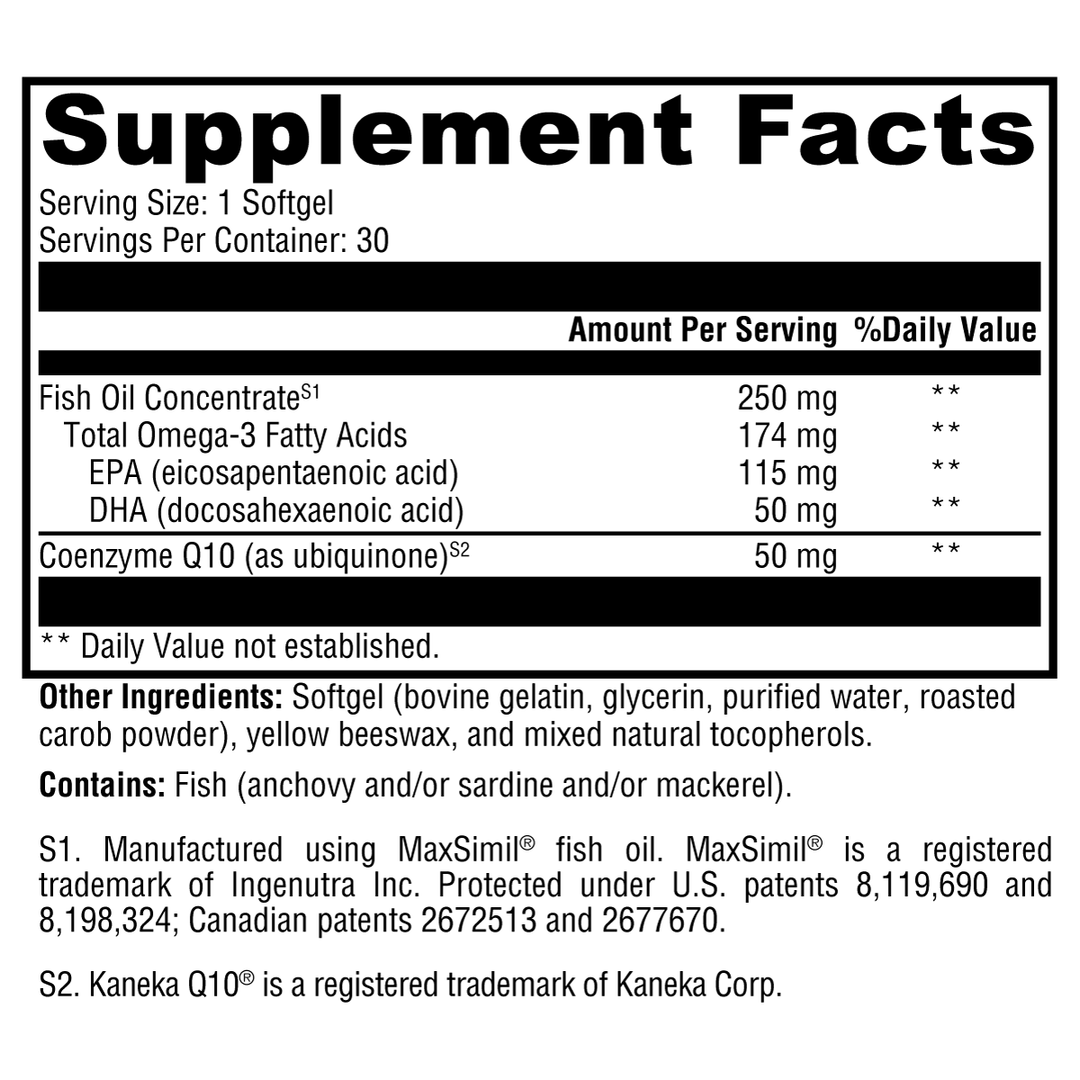 coqmax-omega-50-mg-30-softgels supplement details. For any questions contact us at contact@goldenhealthquest.com