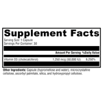 Load image into Gallery viewer, d3-50000-30-capsules supplement details. For any questions contact us at contact@goldenhealthquest.com
