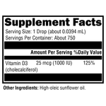 Load image into Gallery viewer, d3-liquid-1-fl-oz supplement details. For any questions contact us at contact@goldenhealthquest.com

