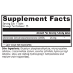 Load image into Gallery viewer, dhea-micronized-25mg-60-tablets supplement details. For any questions contact us at contact@goldenhealthquest.com

