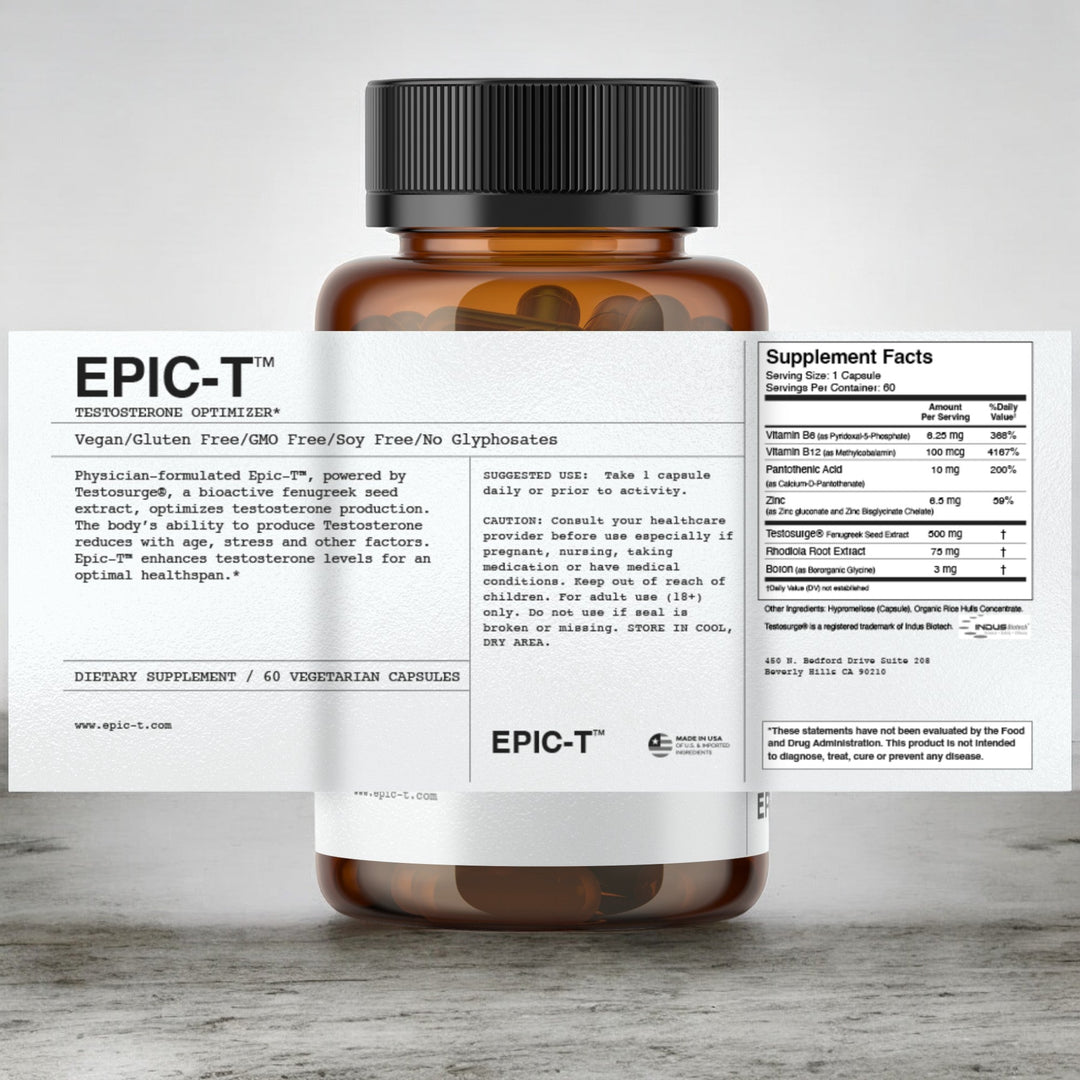EPIC-T Testosterone Optimizer - Sample 6 Pack