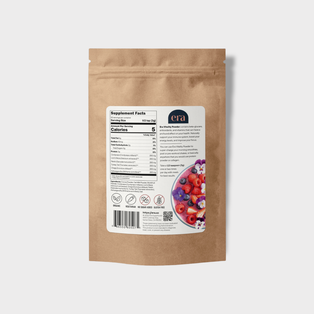 Era Vitality Blend - Cocoa Mushroom Powder
