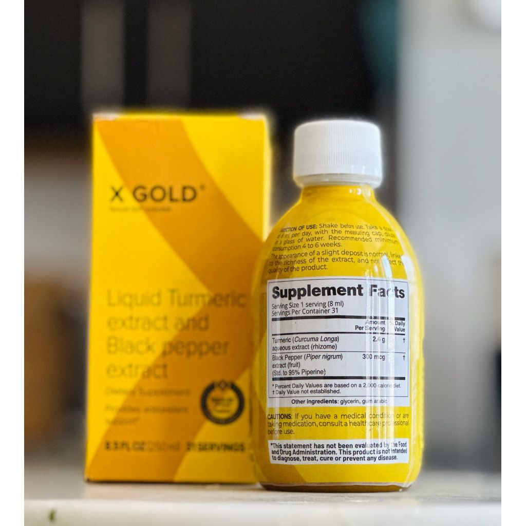 X GOLD - LIQUID TUMERIC & PEPPER EXTRACT