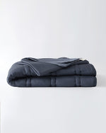 Load image into Gallery viewer, Daydreamer Lap Blanket with Cover in Luna Blue [46730820976859, 46730821009627]
