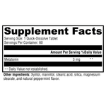 Load image into Gallery viewer, melatonin-peppermint-60-tablets supplement details. For any questions contact us at contact@goldenhealthquest.com
