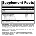 Load image into Gallery viewer, omega-monopure-650-ec-60-softgels supplement details. For any questions contact us at contact@goldenhealthquest.com
