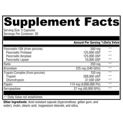 proteoxyme-100-capsules supplement details. For any questions contact us at contact@goldenhealthquest.com