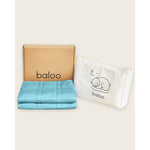 Load image into Gallery viewer, the aqua mini blanket with canvas tote and gift box [44385363689691]
