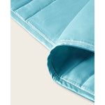 Load image into Gallery viewer, detail image of the aqua weighted blanket [44385363689691]
