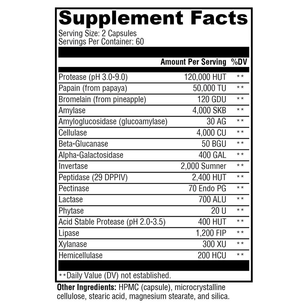 xymozyme-120-capsules supplement details. For any questions contact us at contact@goldenhealthquest.com