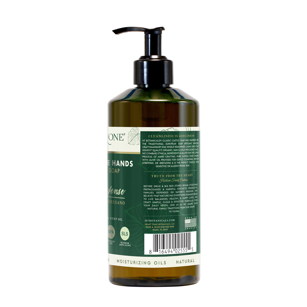 Faithfully Pure Hands Castile Liquid Soap Micro Defense