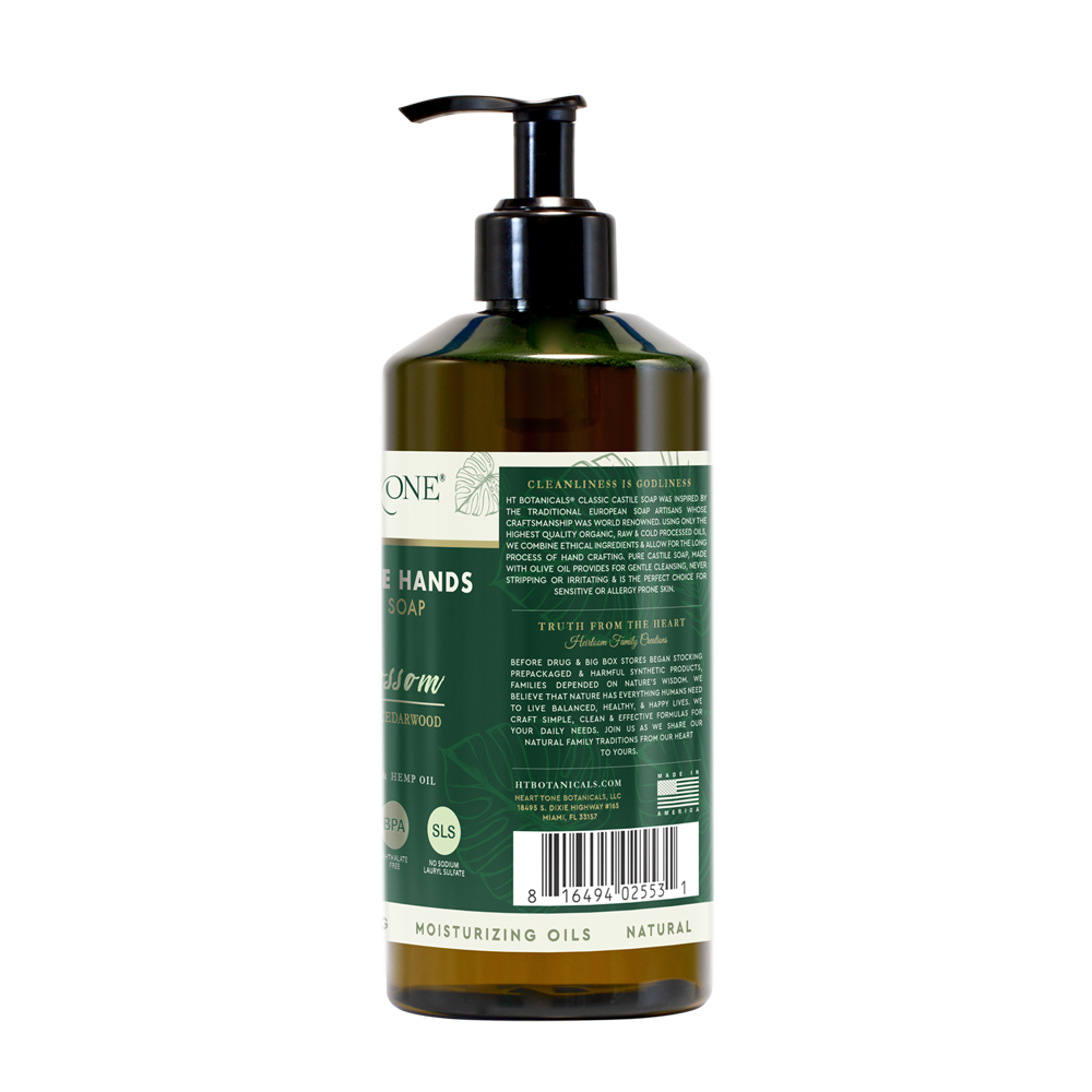 Faithfully Pure Hands Castile Liquid Soap Wild Blossom