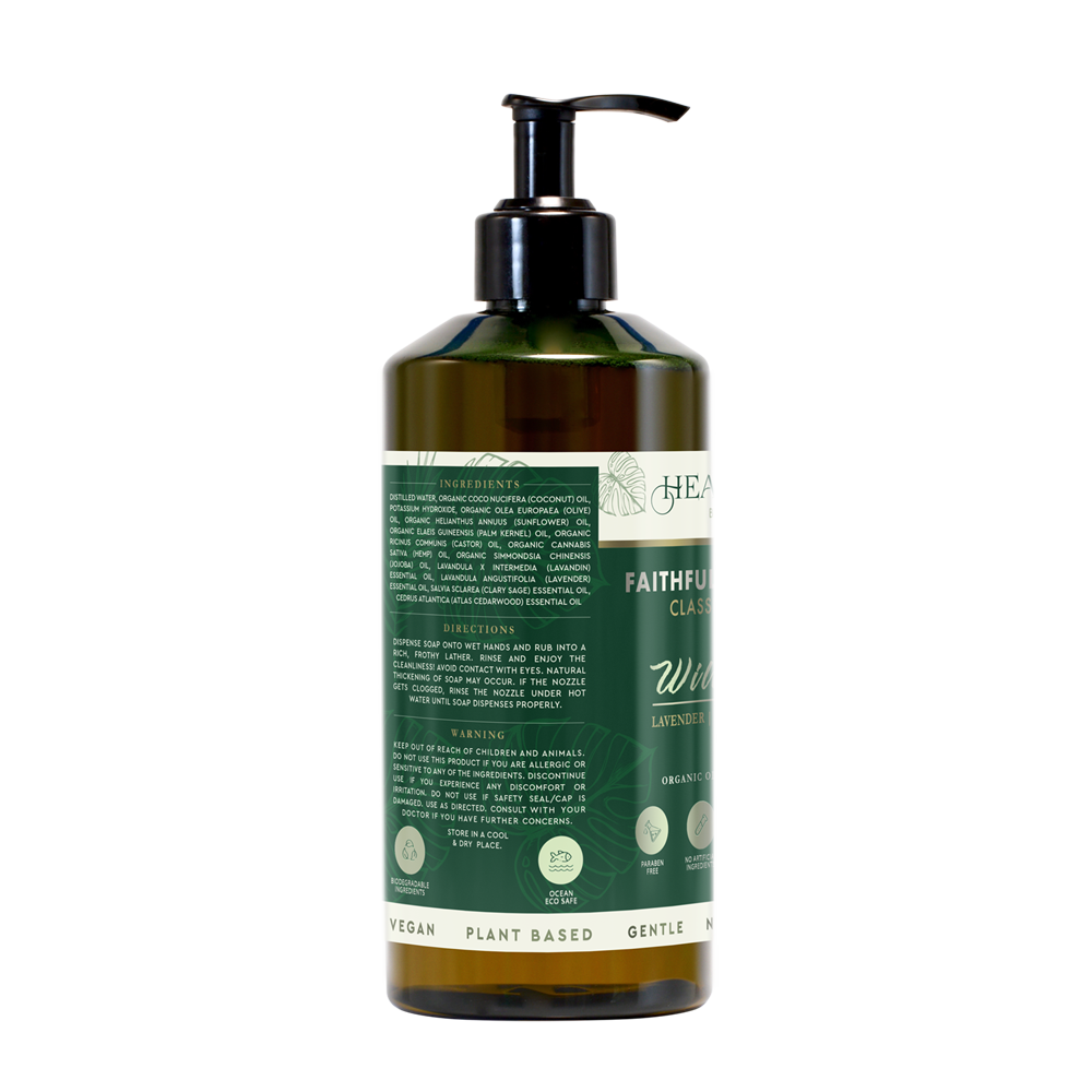 Faithfully Pure Hands Castile Liquid Soap Wild Blossom