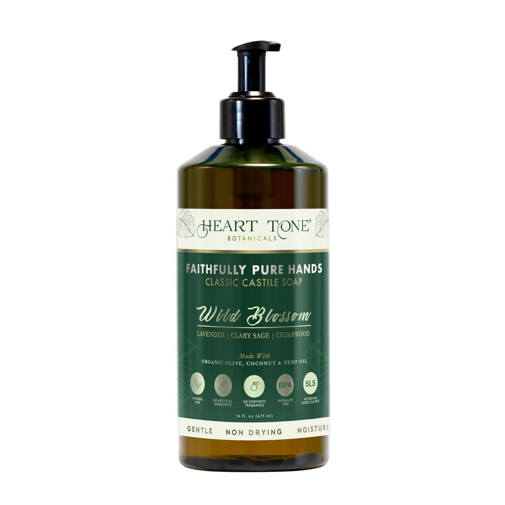 Faithfully Pure Hands Castile Liquid Soap Wild Blossom