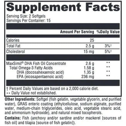 Omega MonoPure® DHA EC 30 Softgels