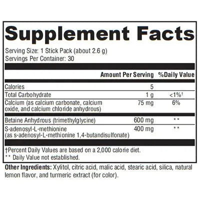 SAM-e & TMG Lemon 30 Servings